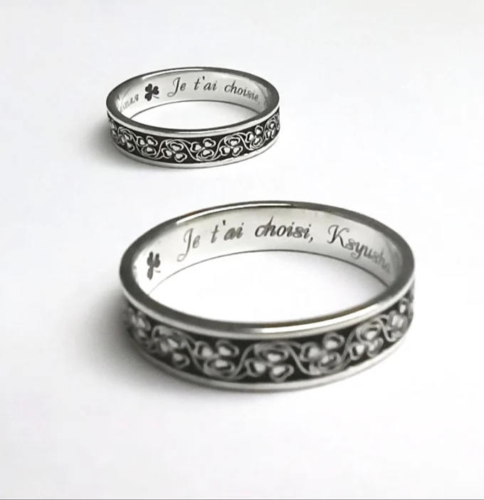 Гравировка на обручальных кольцах