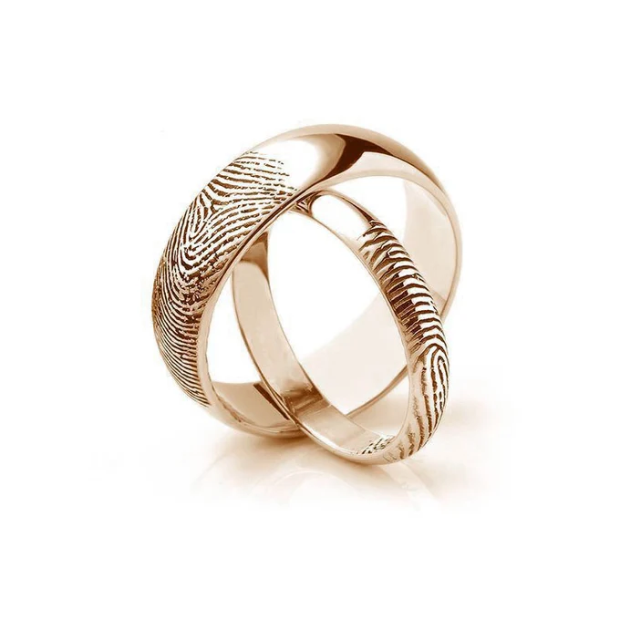 Отпечатки пальцев на обручальных кольцах